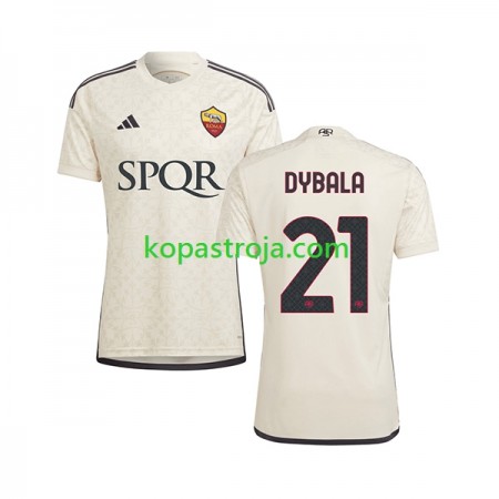 Billiga Fotbollströjor AS Roma Paulo Dybala 21 Borta tröja 2023/24 Kortärmad